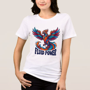 ADOM Fluid Power Phoenix Kunst Tri-Blend Shirt