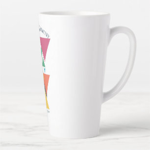 ADOM Geometric Art Langarmshirt Milchtasse