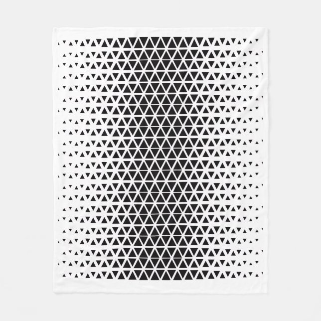 ADOM Geometrisches Dreiecks-Muster-Decke Fleecedecke (Vorderseite)