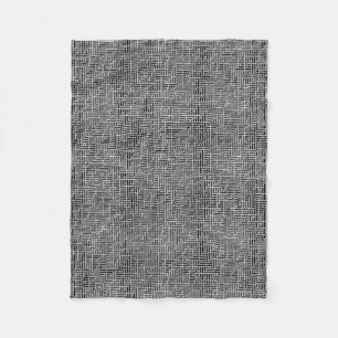 ADOM Graue Texturierte Mesh-Decke Fleecedecke