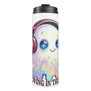 ADOM "Grooving in the Vibe" Damen-T-Shirt Thermosbecher