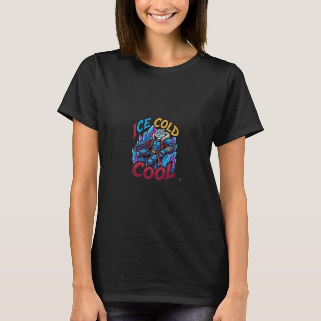 ADOM Ice Cold Cool Panther T-Shirt (Vorderseite)