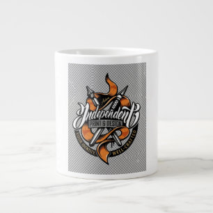 ADOM "Independent" Damen-T-Shirt Jumbo-Tasse