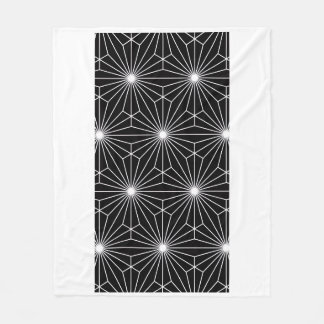ADOM Japanese Geometric Star Blanket Fleecedecke