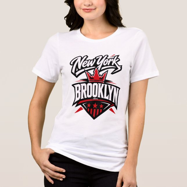 ADOM Navigate Greatness Kompass Kunst Tri-Blend Shirt (Vorderseite)