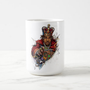 ADOM Premium Royal Graphic Damen Langarmshirt Kaffeetasse
