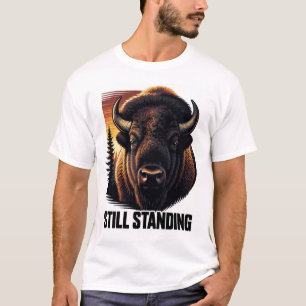 ADOM Premium "Still Standing" Minimalist-T-Shirt T-Shirt