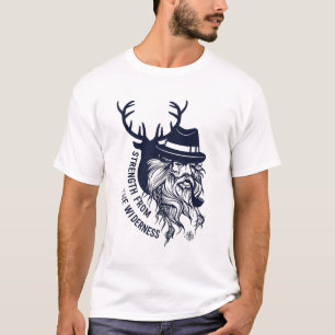 ADOM "Stärke aus der Wildnis" Herren T-Shirt