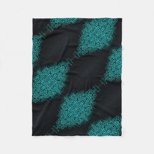 ADOM Teal Dot Matrix dunkle Decke (Vorderseite)