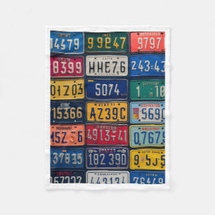 ADOM Vintage Nummernschilder Decke