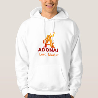 Adonai – Herr und Meister Christliches Kapuzenpull Hoodie