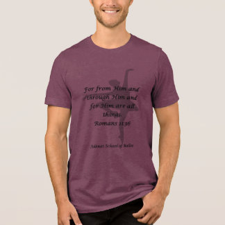 Adonai T - Shirt Rom 11:36 Burgund