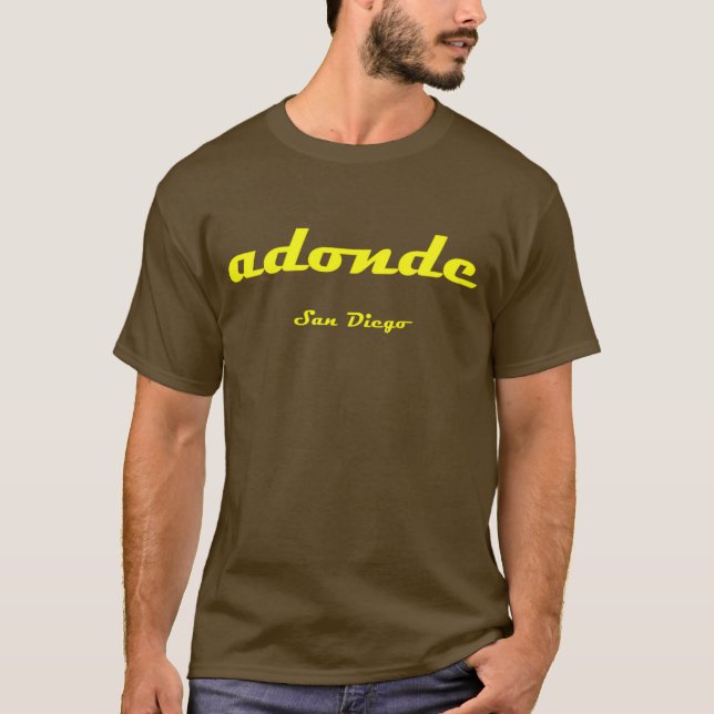 adonde - T - Shirt San Diego (Vorderseite)