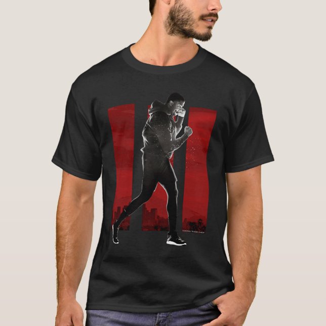 Adonis Creed Pose in III Rot T-Shirt (Vorderseite)