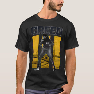 Adonis Creed Pose mit III Gelb T-Shirt