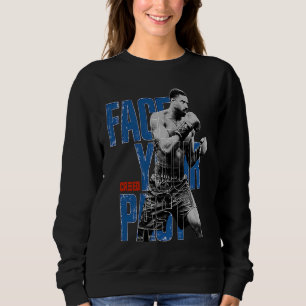 Adonis Creed Stelle dich deiner Vergangenheit blau Sweatshirt