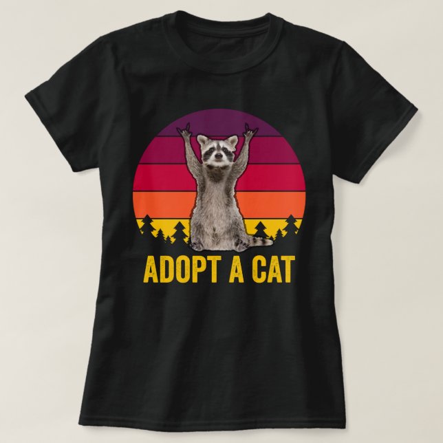Adopt A Cat T-Shirt (Design vorne)