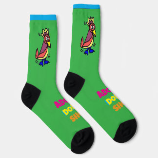 Adopt Don’t Shop - Parrots Crew Socks Socken