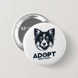 Adopt don't shop 3 button