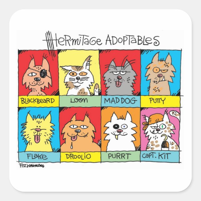 Adoptable - Stickers (Vorderseite)