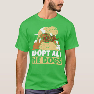 Adoptier all the Hogs Animal Rights Hund Rescue fr T-Shirt