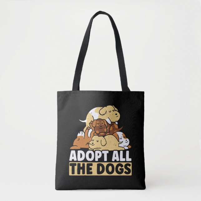 Adoptier alle Hunde Tierrechte Rettung (Vorderseite)