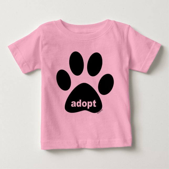 Adoptier Baby T-shirt (Vorderseite)