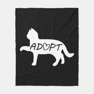 Adoptier Cat Fleecedecke