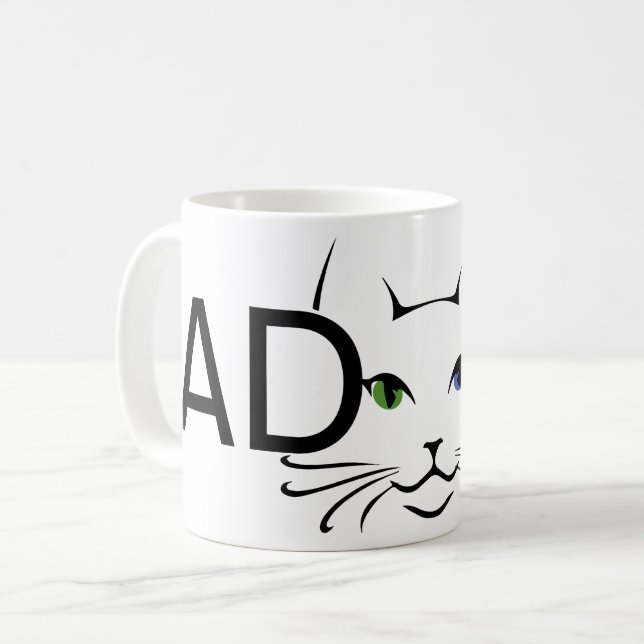 Adoptier Cat Kaffeetasse (Vorderseite Links)
