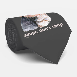 ADOPTIER, DON not SHOP (Yorkshire Terrier) niedlic Krawatte