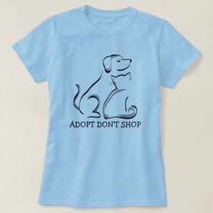 Adoptier Don't Shop Dog and Cat T - Shirt