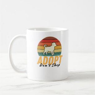 Adoptier Don't Shop Hund - Rescue Pet Lieben Kaffeetasse