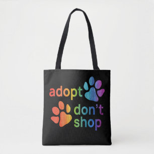 Adoptier Don't Shop Rainbow Paws