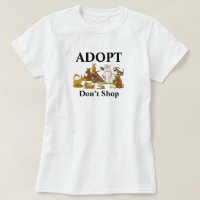 Adoptier Don't Shop Rescue Dogs T - Shirt