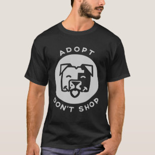 Adoptier Dont Shop Rett Life Rescue Animals Liebe T-Shirt