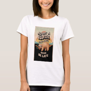 Adoptier eine Schlampe und du kommst nie zu spät T-Shirt