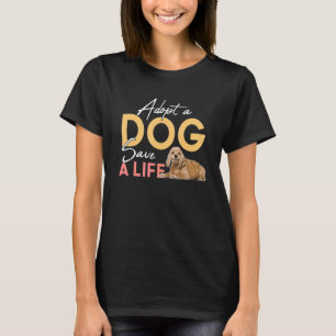 Adoptier einen Hund Rette einen Rettungsschwimmer  T-Shirt