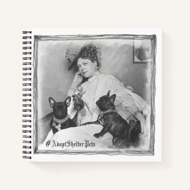 Adoptier einer Unterkunft - Vintag Notizbuch (Vorderseite)