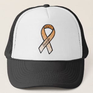 Adoptier eines Beagle Orange Awareness Ribbon Truckerkappe