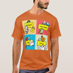 Adoptier eines geretteten Vogels T-Shirt