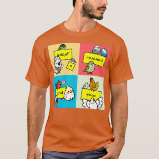 Adoptier eines geretteten Vogels T-Shirt