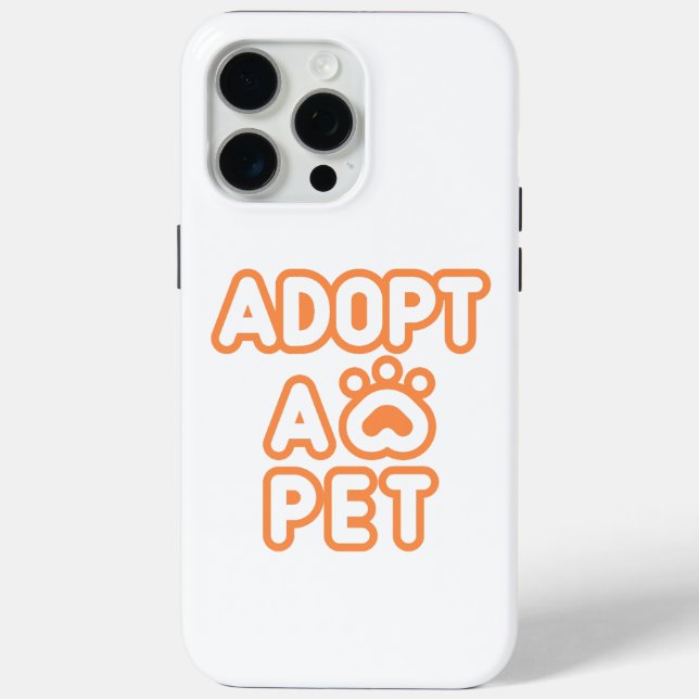 adoptier eines Haustiers Case-Mate iPhone Hülle (Rückseite)