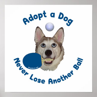 Adoptier eines Hundepong Poster