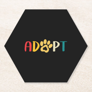 Adoptier eines Hundes oder einer Katze - Rettung e Untersetzer