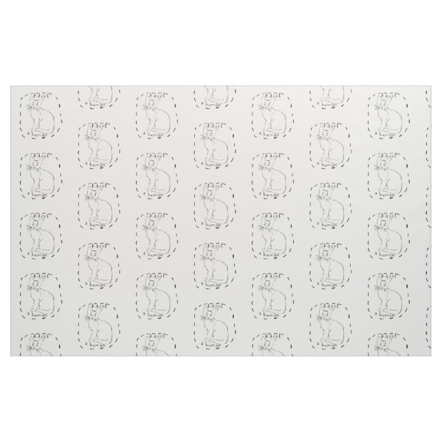 Adoptier eines Menschen Stoff (Fat Quarter (45,7 x 55,9 cm))