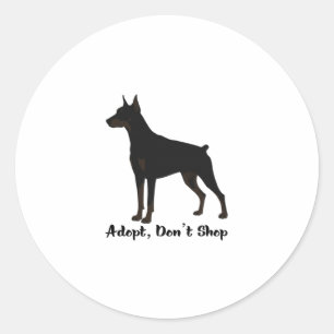 Adoptier eines Pet-Tages Aufkleber zur Rettung