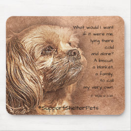 Adoptier eines Unterhemmers - Shih Tzu Mousepad