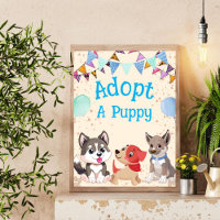 Adoptier eines Welpen-Geburtstagsgeschenks