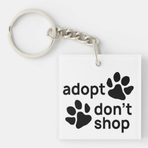 Adoptier keine Pfoten kaufen Schlüsselanhänger