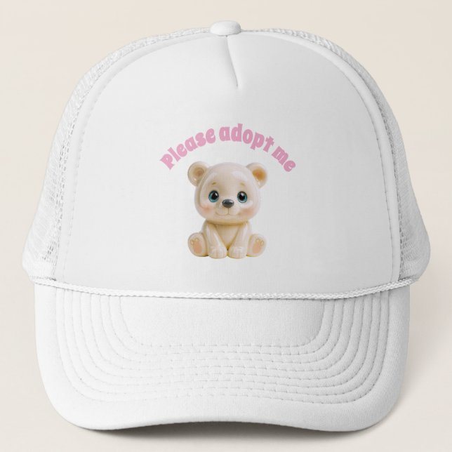 Adoptier mich truckerkappe (Vorderseite)